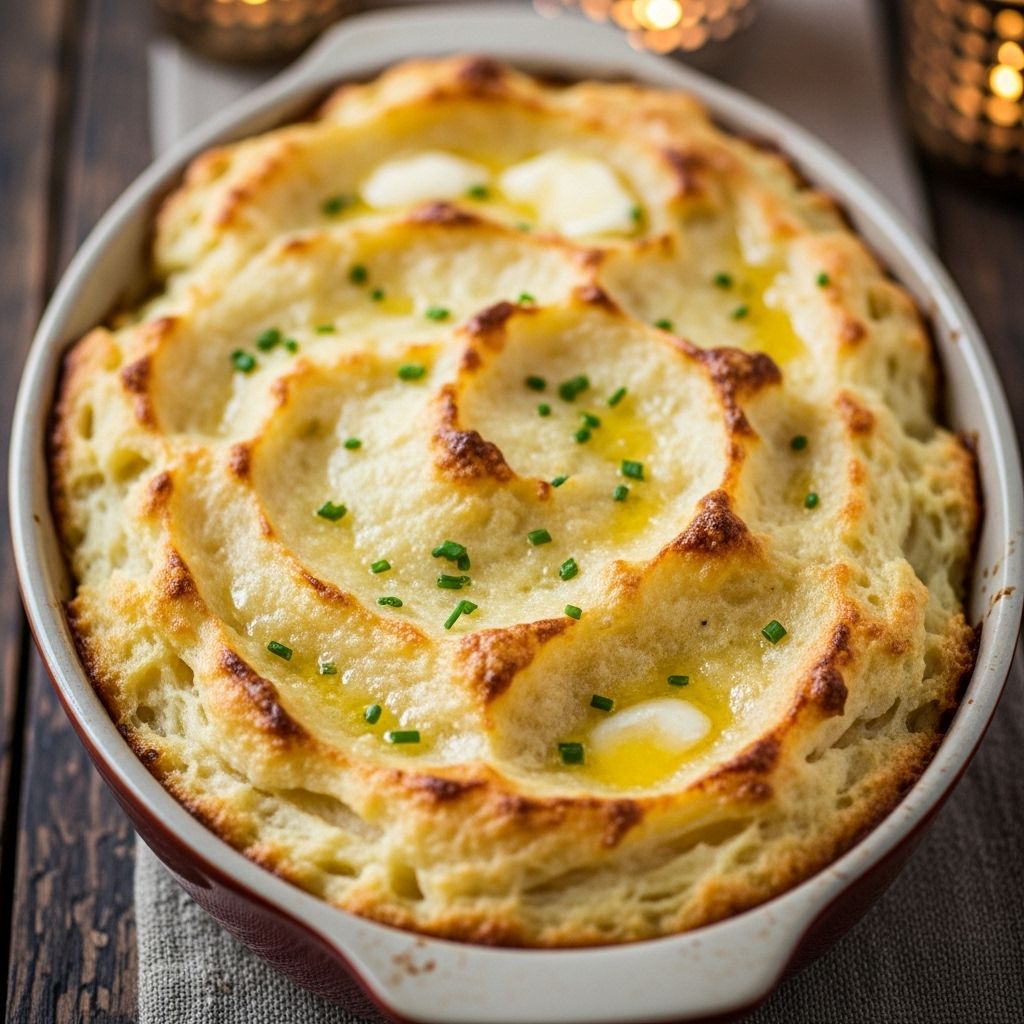 Make-Ahead Mashed Potato Casserole: The Creamy Classic for Every Holiday Table A creamy, crowd-pleasing mashed potato casserole you can prepare ahead—perfect for holidays, potlucks, or any family feast.