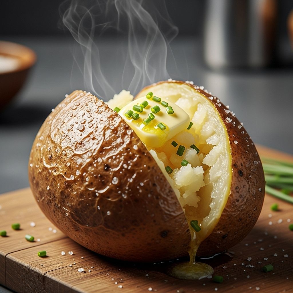 Unlock the ultimate baked potato with Martha Stewart’s ingenious tips for the fluffiest, crispiest results every time.