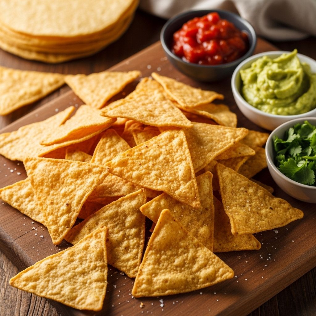 Master the art of making healthy, golden, crispy oven-baked tortilla chips at home—no frying or fuss, just flavor and crunch in every bite.