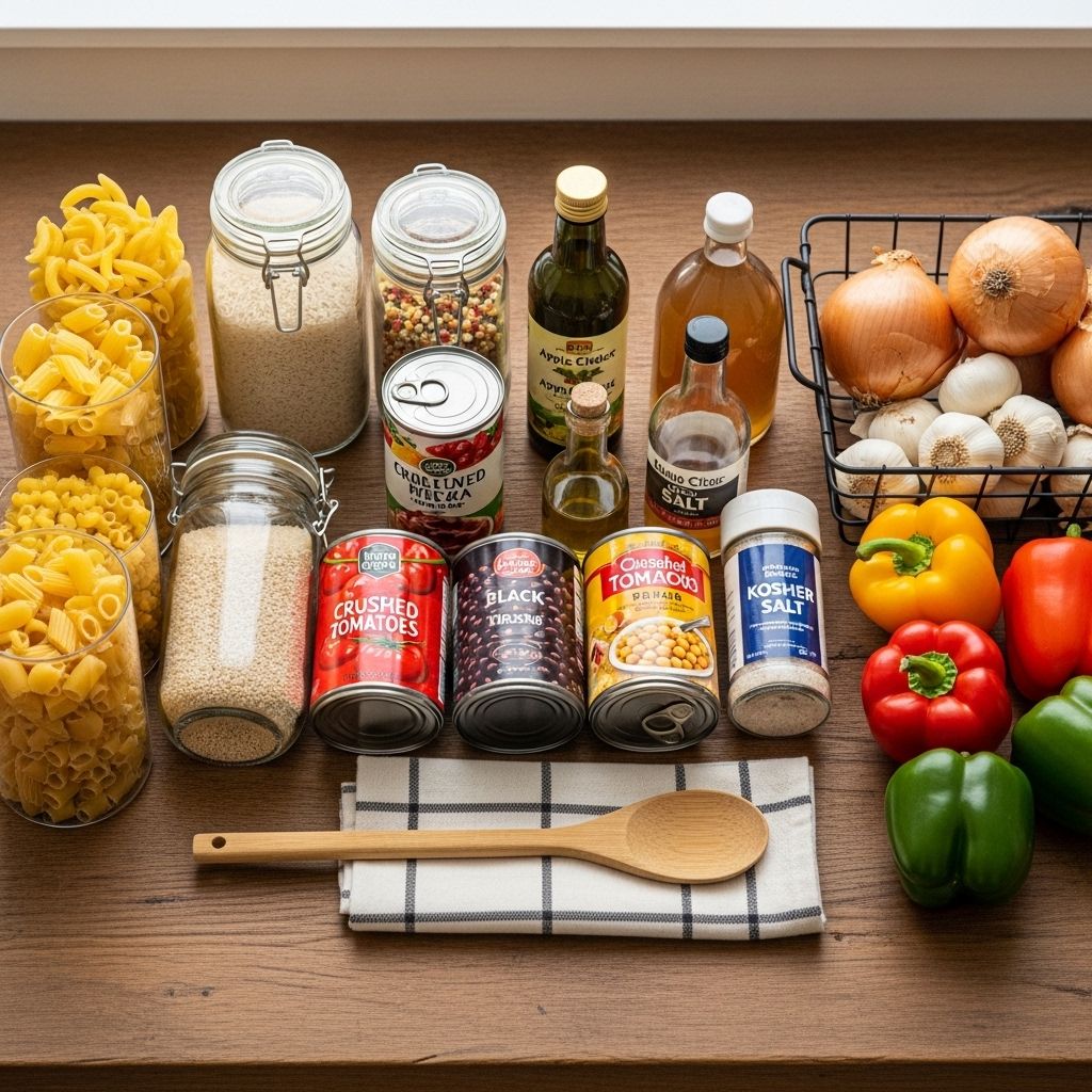 Discover the kitchen staples every cook should have on hand for effortless meal prep and flavor-packed dishes.