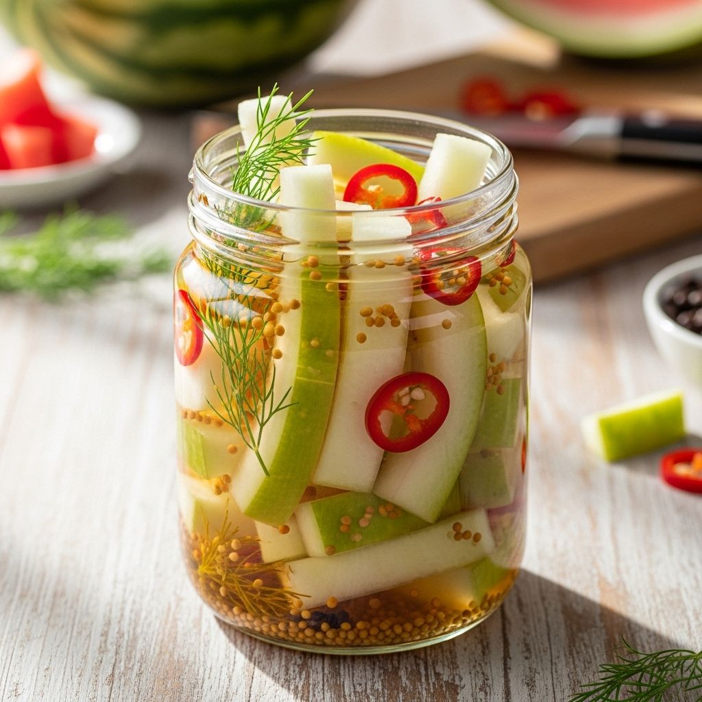 Delicious Pickled Watermelon Rind Recipes Transform Watermelon Rinds into Delicious Pickles