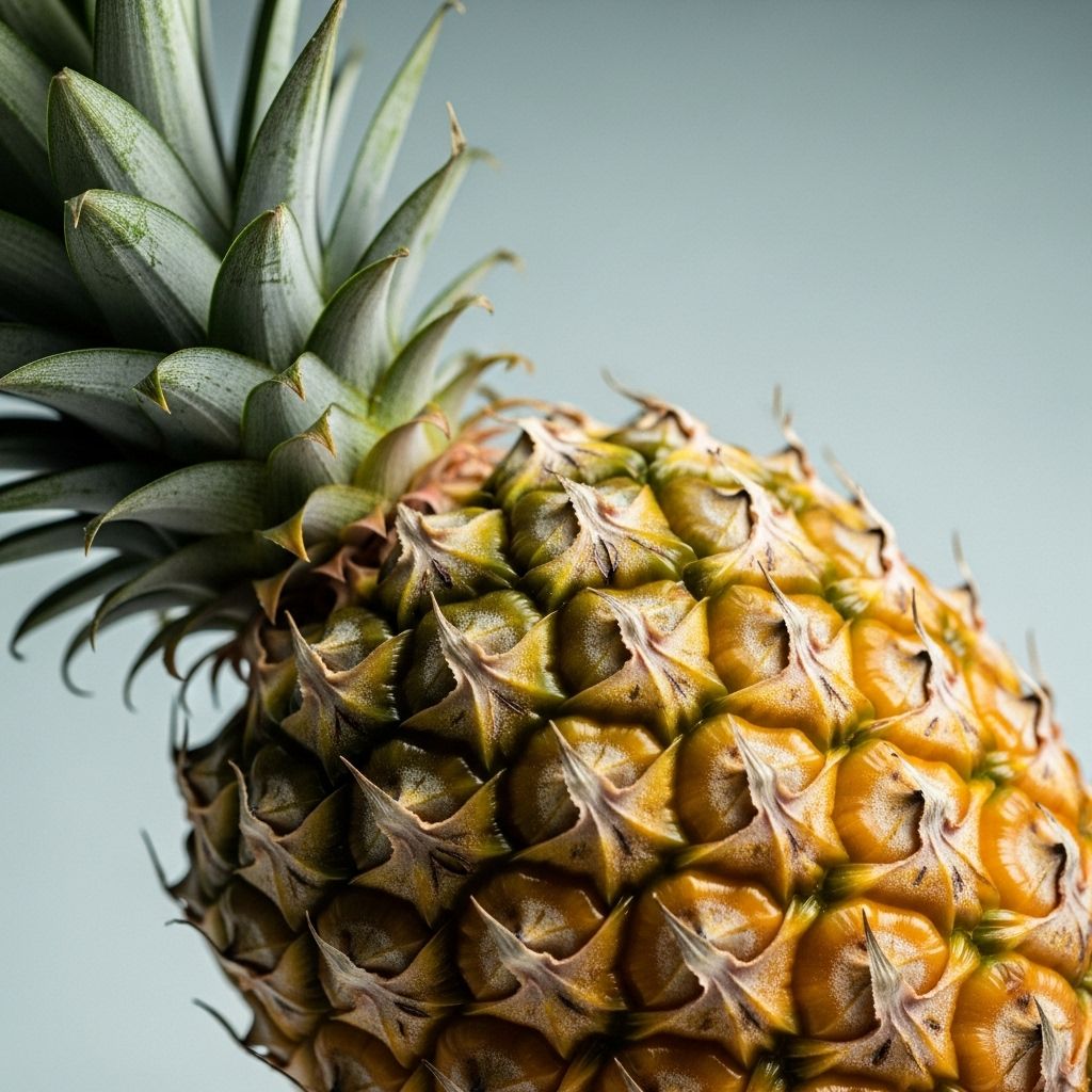 Discover the secrets to selecting the ripest pineapple using the eyes rule.