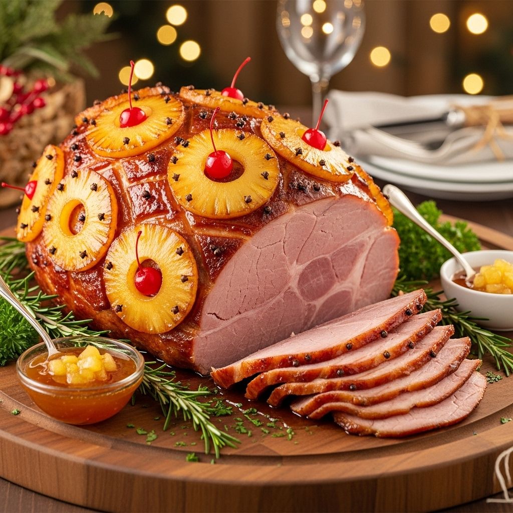 Brighten your holiday table with this classic pineapple honey glazed ham recipe—packed with sweet, savory flavors and crowd-pleasing appeal.