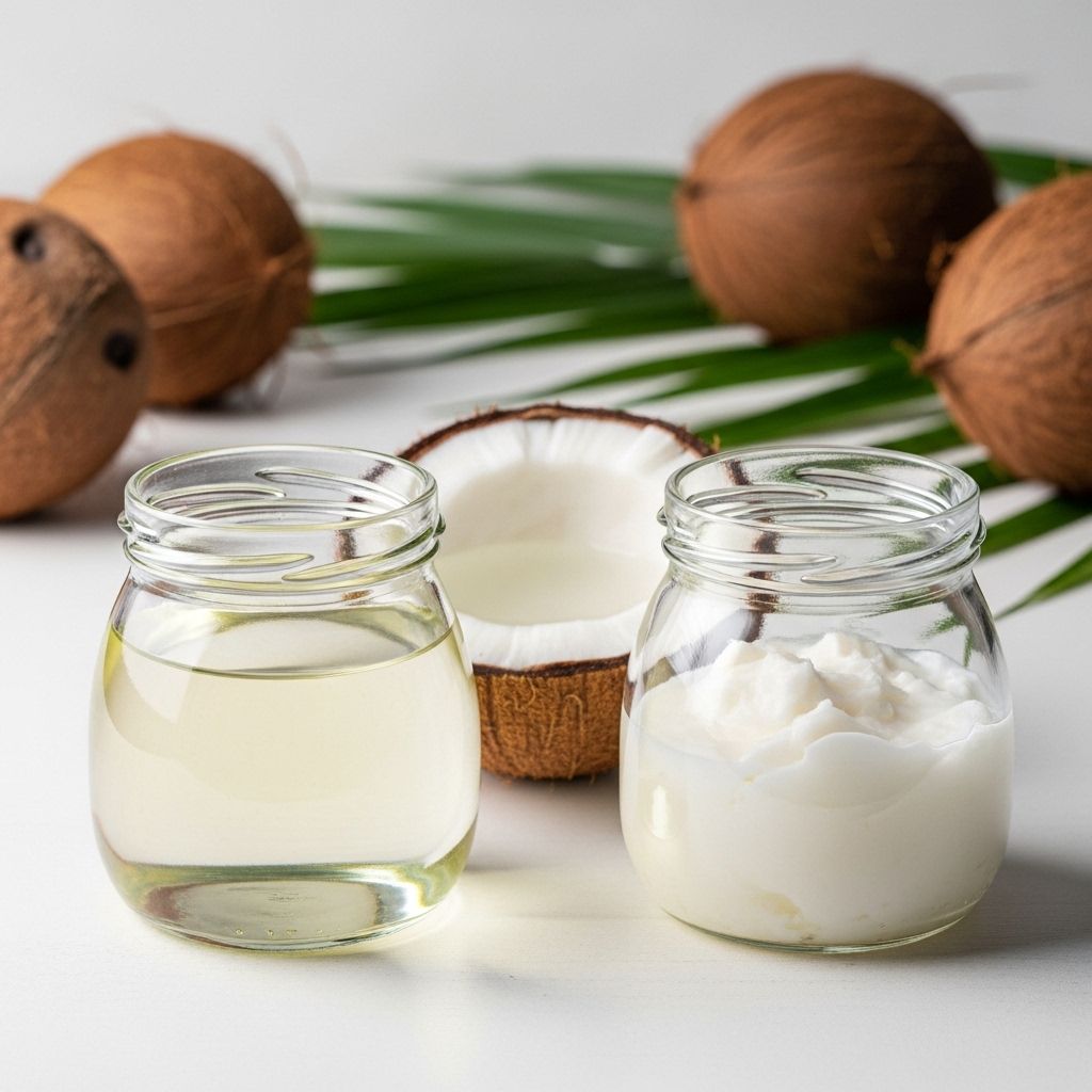 Explore the characteristics, uses, and health aspects of refined and unrefined coconut oil for cooking, wellness, and more.