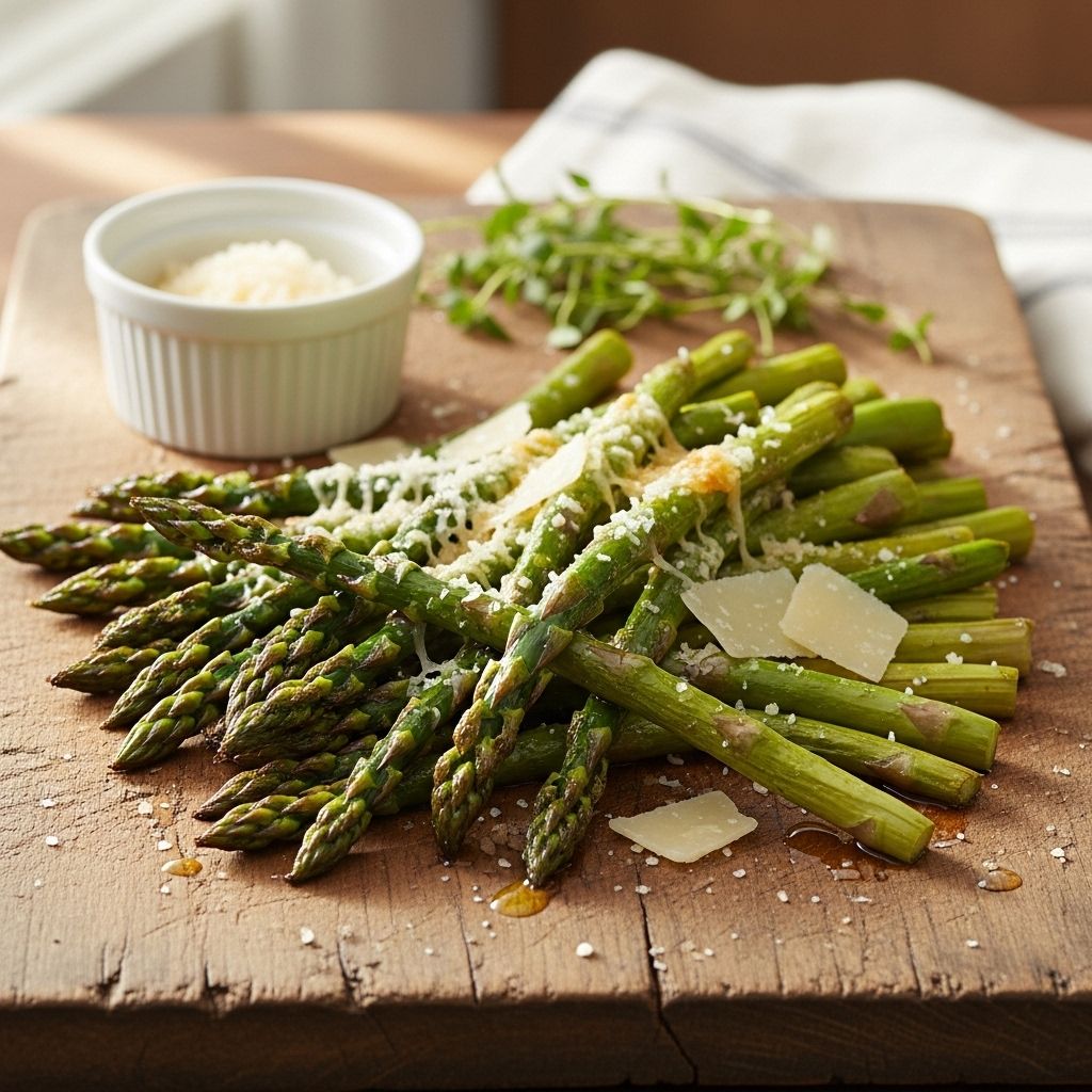 Discover how to make Ina Garten’s easy, elegant roasted asparagus—perfectly tender, topped with Parmesan, and ready in under 30 minutes.