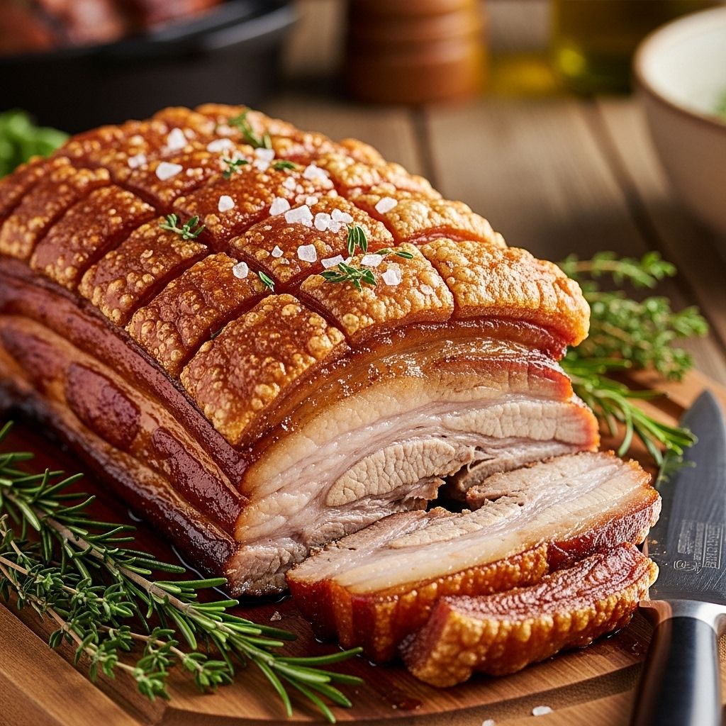 Achieve the perfect balance of crispy skin and tender meat with these expert tips on roasting pork belly.