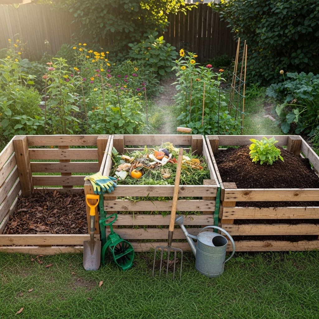 Simple Steps to Setting Up a Backyard Compost System Learn how to create an efficient, low-maintenance compost system with practical tips for every backyard.