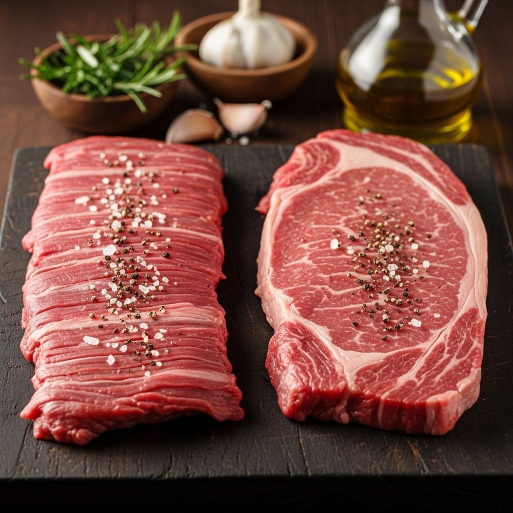 Understanding the essential differences and best uses for skirt steak and flank steak so your next meal is tender, flavorful, and memorable.