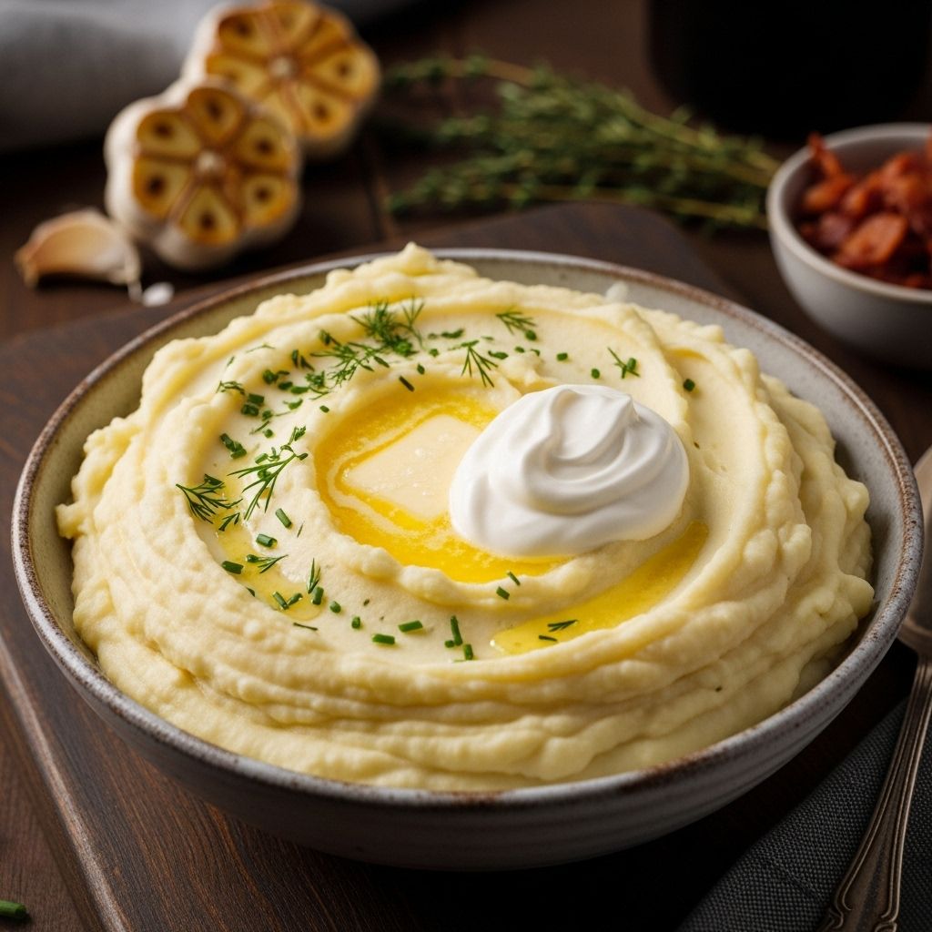 Discover Ina Garten’s signature sour cream mashed potatoes plus three creative gourmet variations for any occasion.