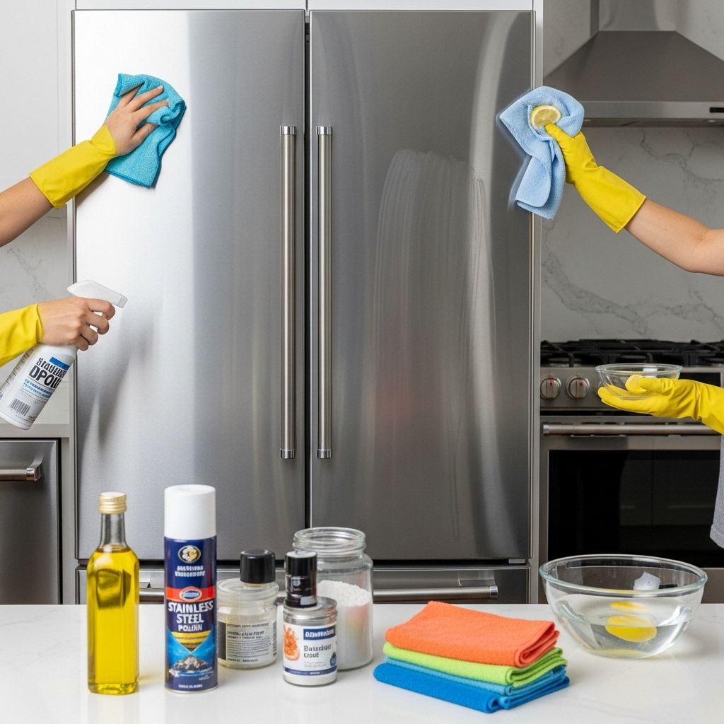 Discover the most effective methods for cleaning stainless steel appliances to keep your kitchen shining and streak-free.