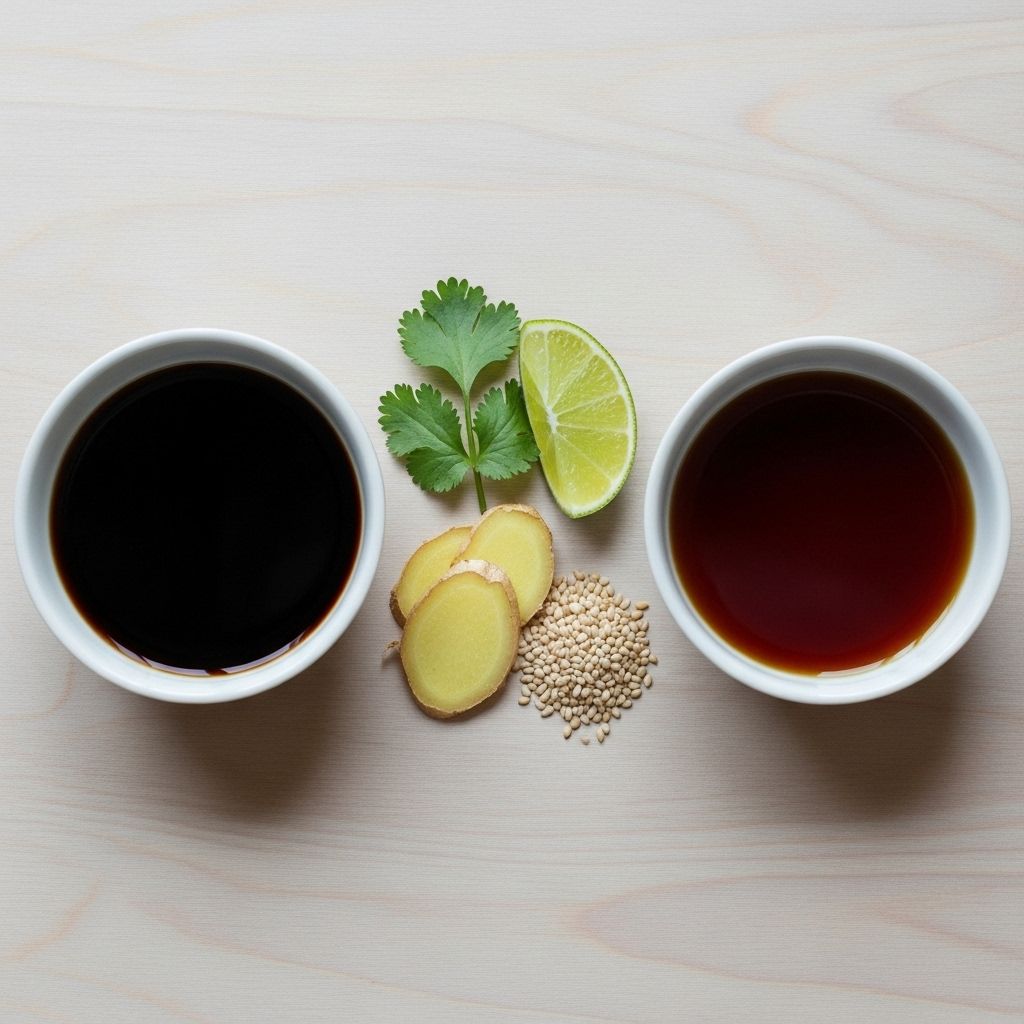 Tamari vs. Soy Sauce: What’s the Difference and When to Use Each Exploring the key distinctions between tamari and soy sauce—taste, ingredients, uses, and dietary considerations.