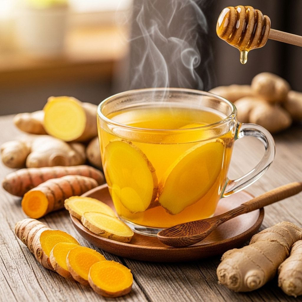 Discover the soothing ritual and powerful health benefits of homemade turmeric ginger tea—your daily boost for mind and body.