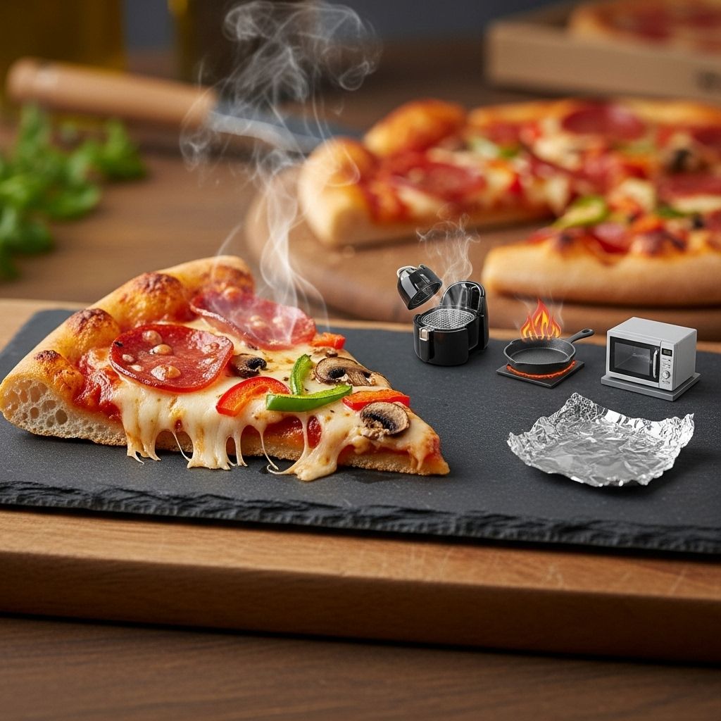 Discover the science and secrets behind the best pizza reheating methods for optimal taste, crispiness, and convenience.