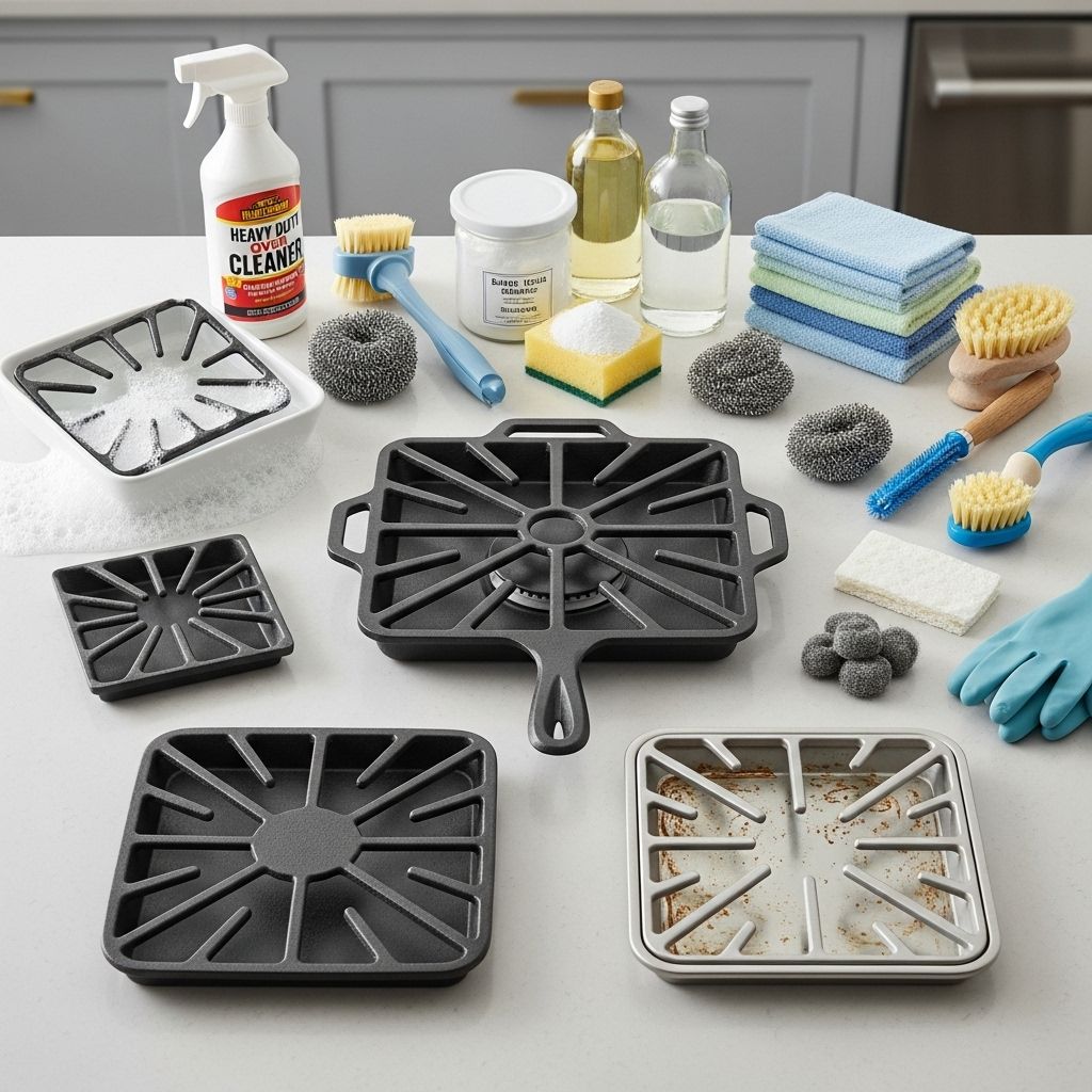 The Ultimate Guide to Cleaning Stove Grates: Methods Compared Discover and compare the most effective techniques for cleaning stove grates, from household staples to specialty products.
