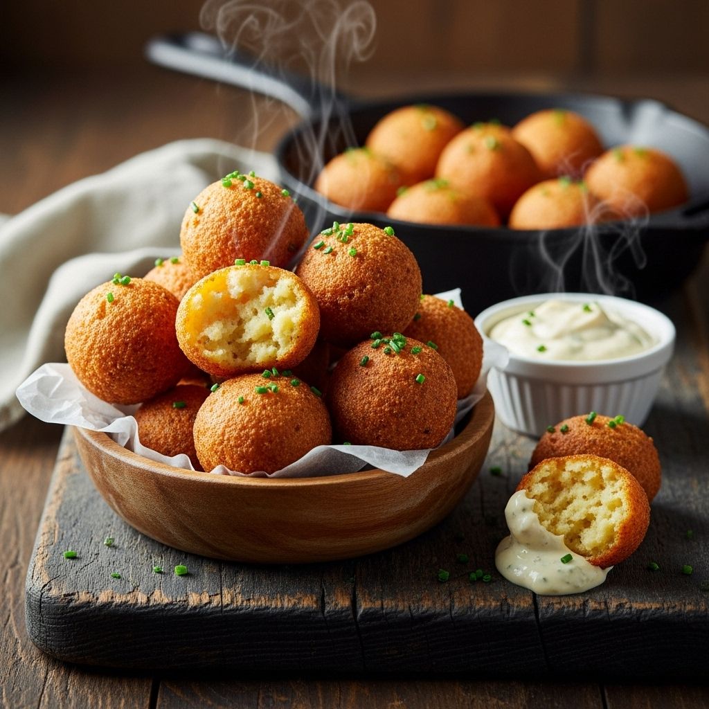Everything you need to know from history, step-by-step prep, pro tips and more about making golden, delicious Southern hush puppies.