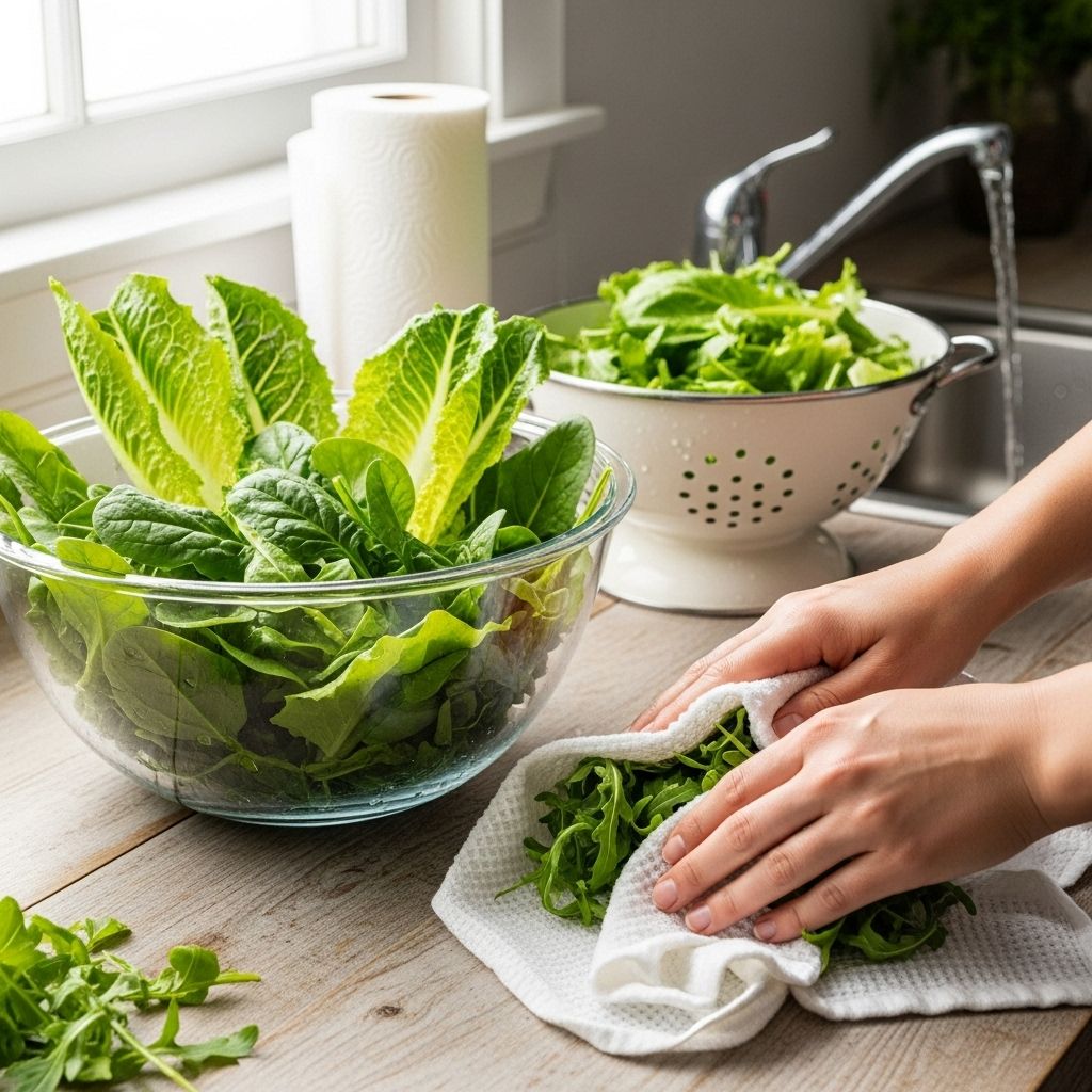 The Ultimate Guide to Washing and Drying Salad Greens Without a Salad Spinner Explore effortless, effective ways to clean and dry salad greens—salad spinner not required—with practical methods, pros, cons, and expert answers.