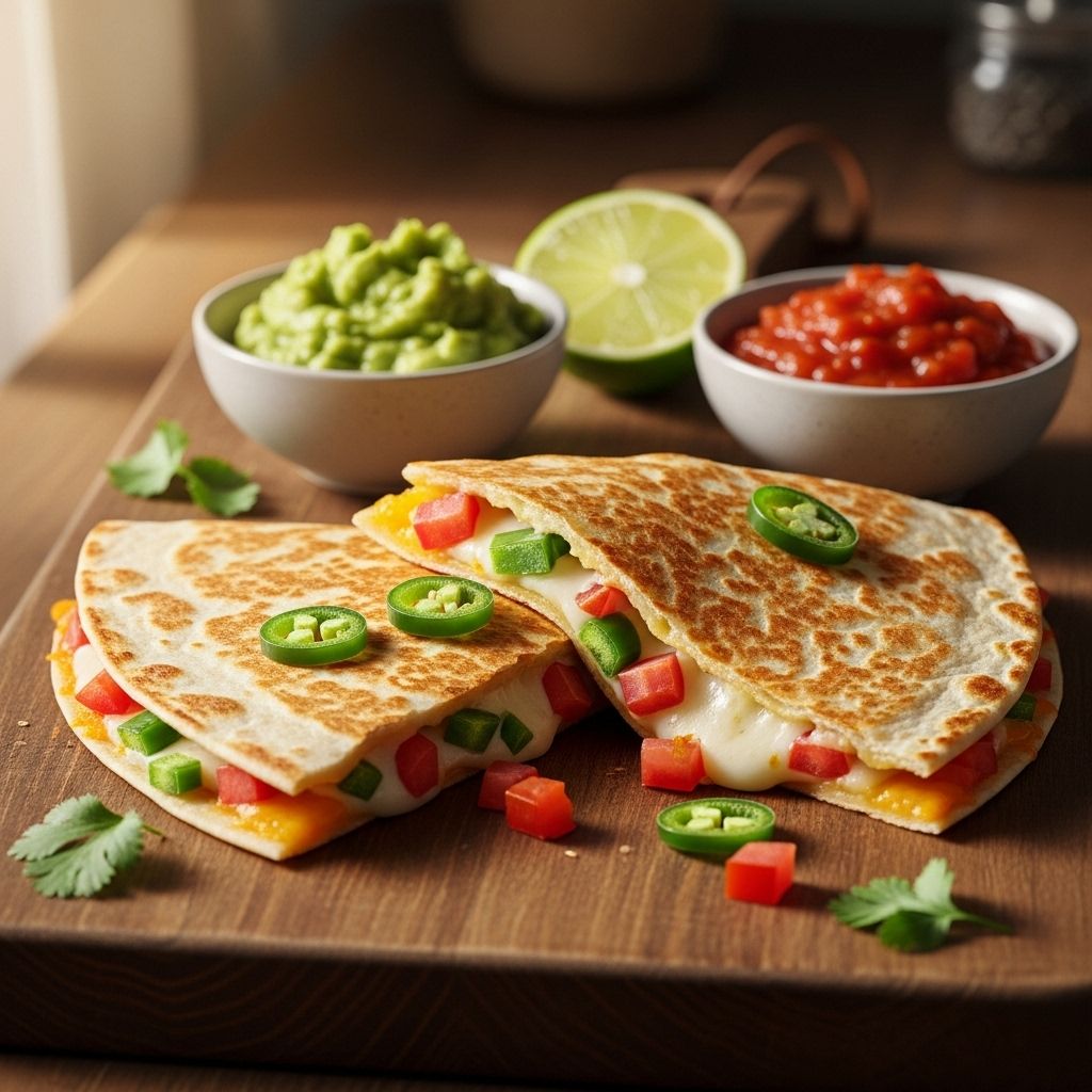 Learn the essentials of crafting perfect homemade quesadillas — loaded with cheese, creative fillings, expert technique, and inspired variations.