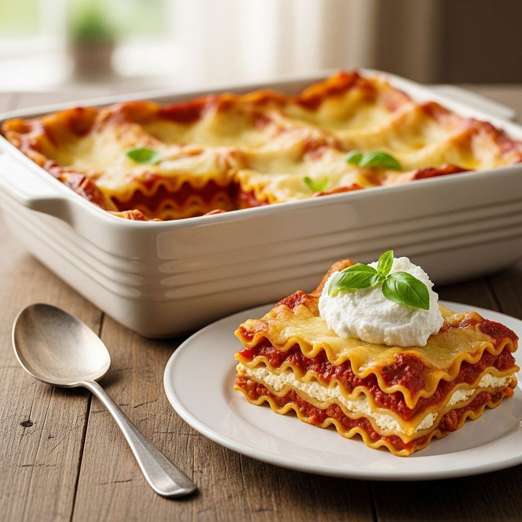 Master the art of homemade lasagna with an easy, classic recipe and detailed tips for perfect, cheesy layers every time.