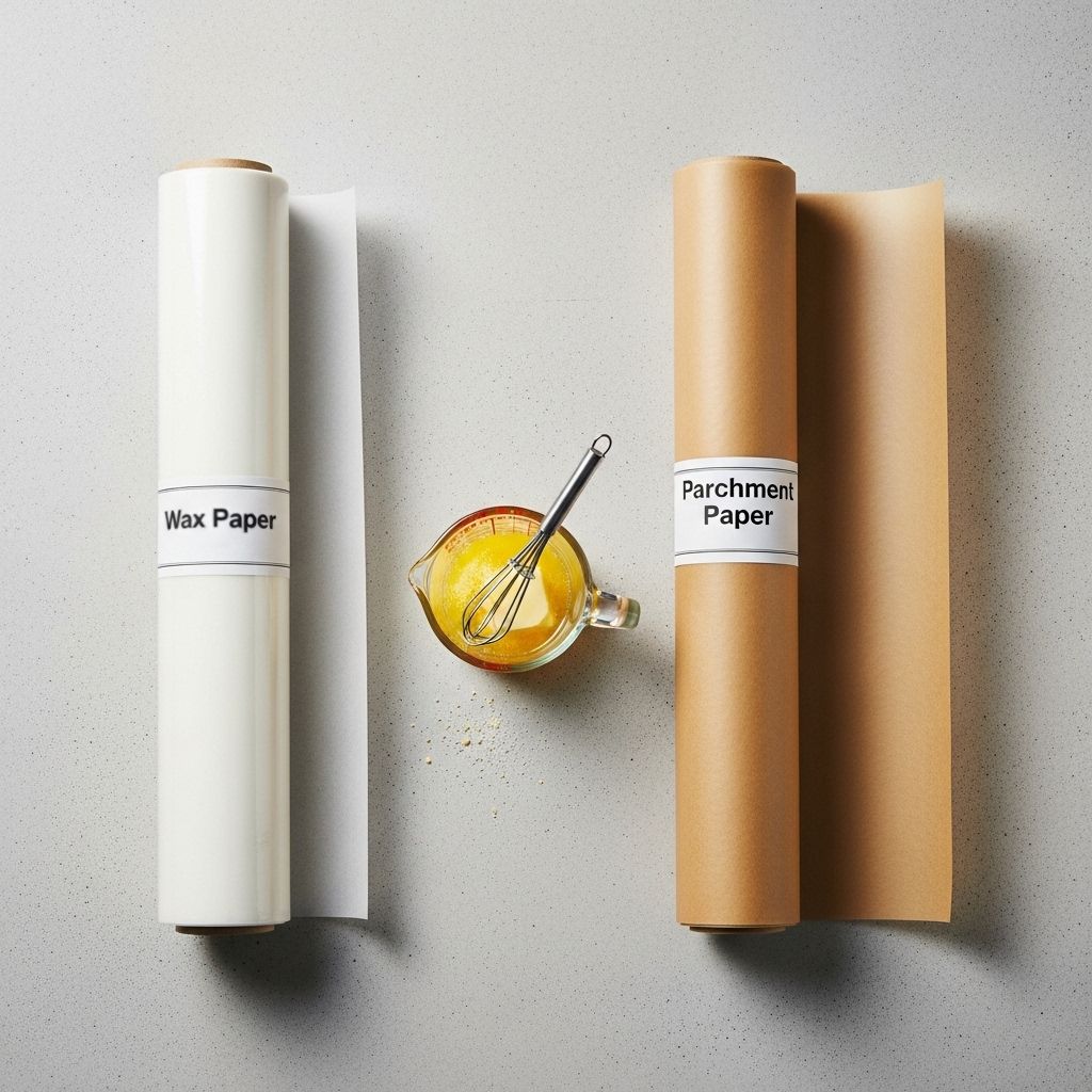 Explore the key differences between wax paper and parchment paper, and learn how and when to use each for safe, effective cooking and baking.