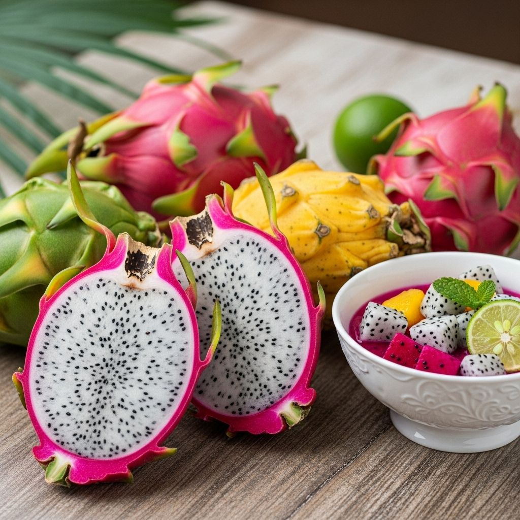 Discover the subtly sweet flavor of dragon fruit, explore its varieties, nutritional benefits, and creative ways to enjoy this vibrant tropical treat.