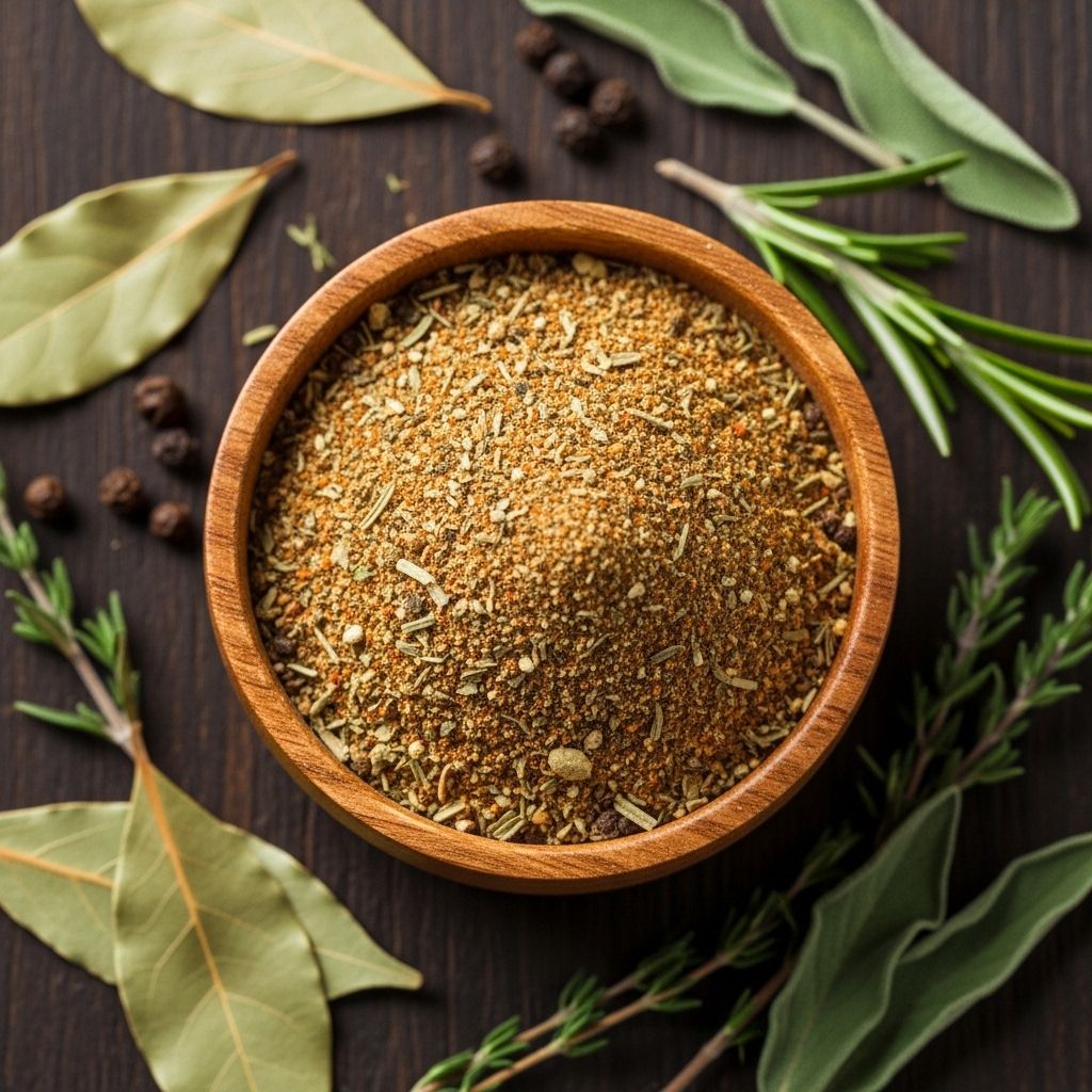 Discover the classic blend of herbs and spices that brings traditional flavor and aromatic depth to your Thanksgiving turkey, stuffing, and everyday dishes.