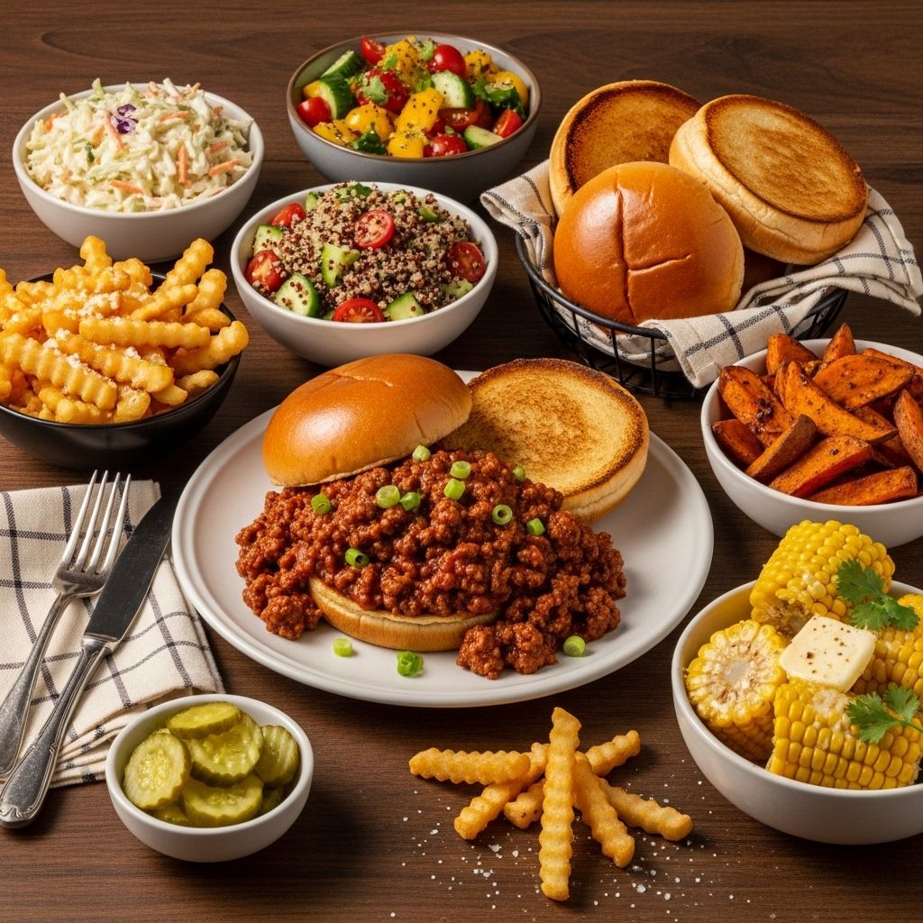 What to Serve with Sloppy Joes: Classic Sides, Fresh Ideas & Recipes Delicious side dishes and creative pairings to elevate your Sloppy Joe night, from classic comfort foods to fresh and exciting ideas.