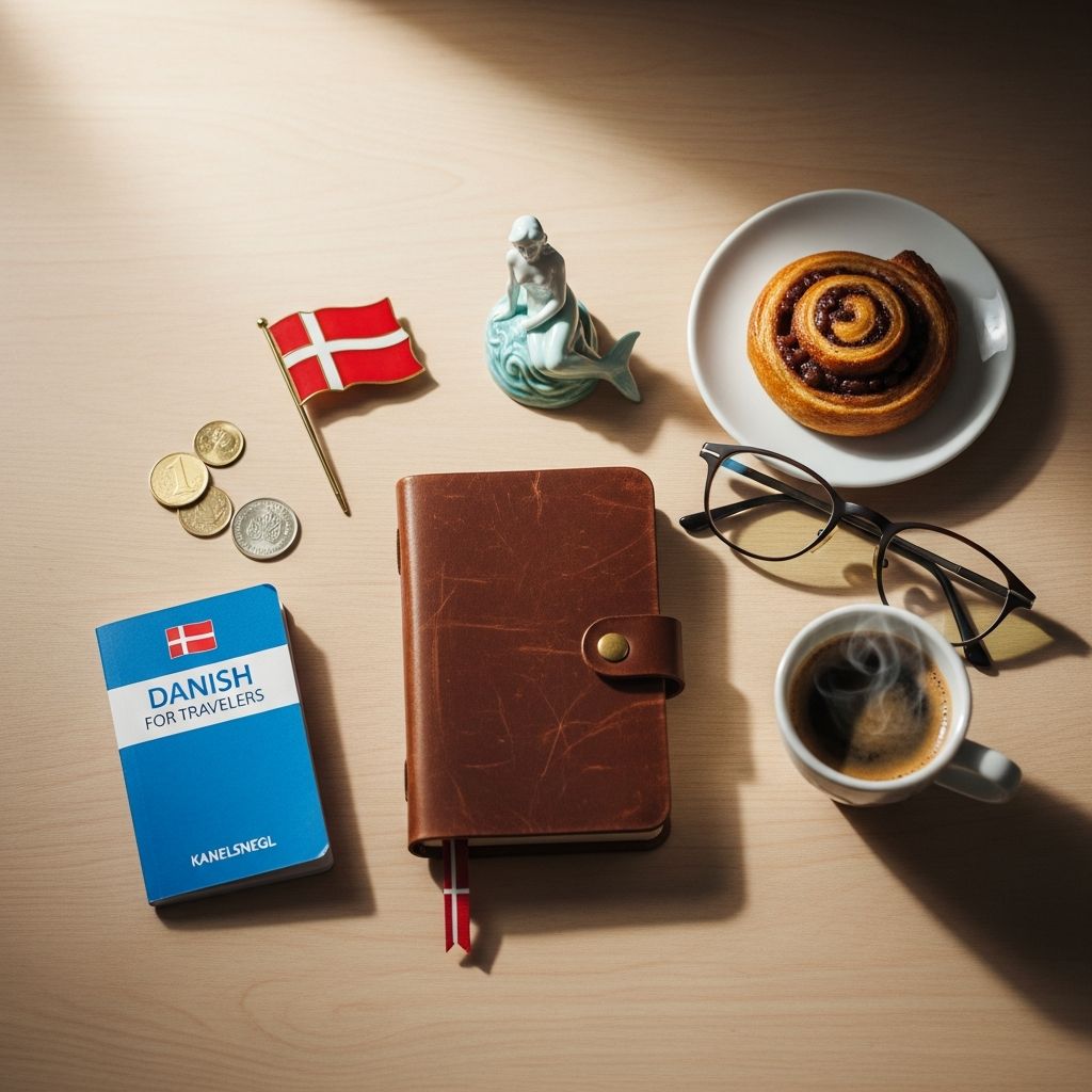 Unlock authentic Danish culture with ten useful phrases for greetings, dining, directions, and everyday conversation.
