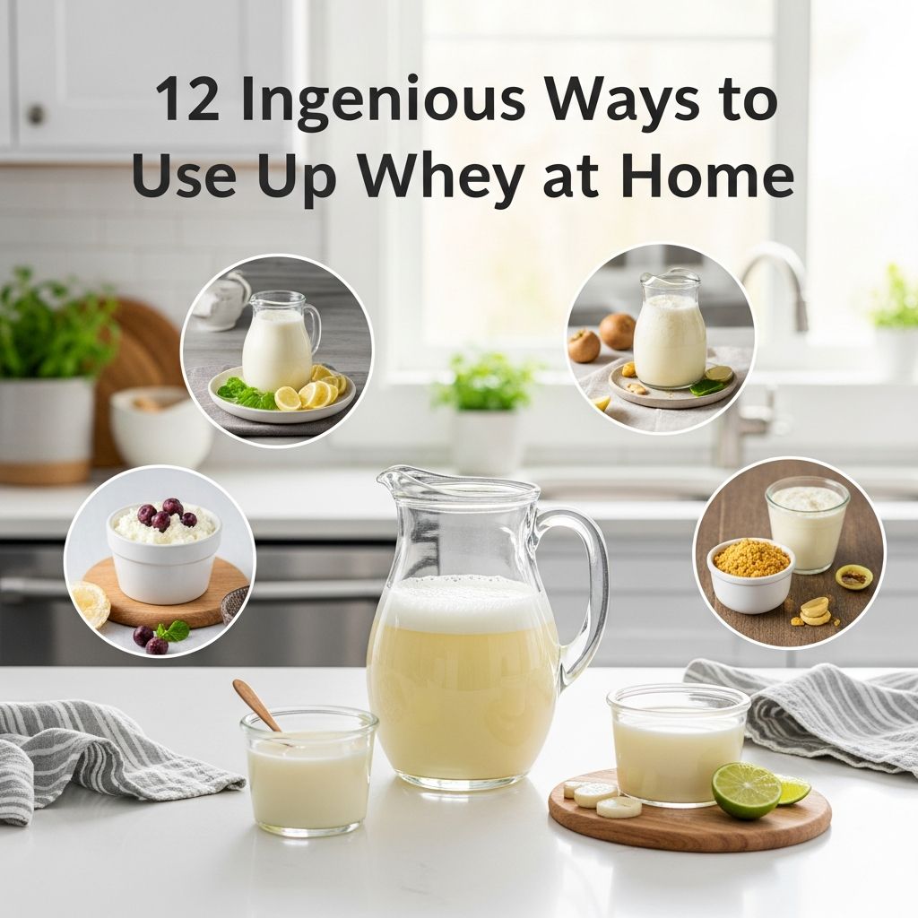 Transform your leftover whey from cheesemaking and yogurt into delicious, nutritious creations with these inspiring kitchen ideas.
