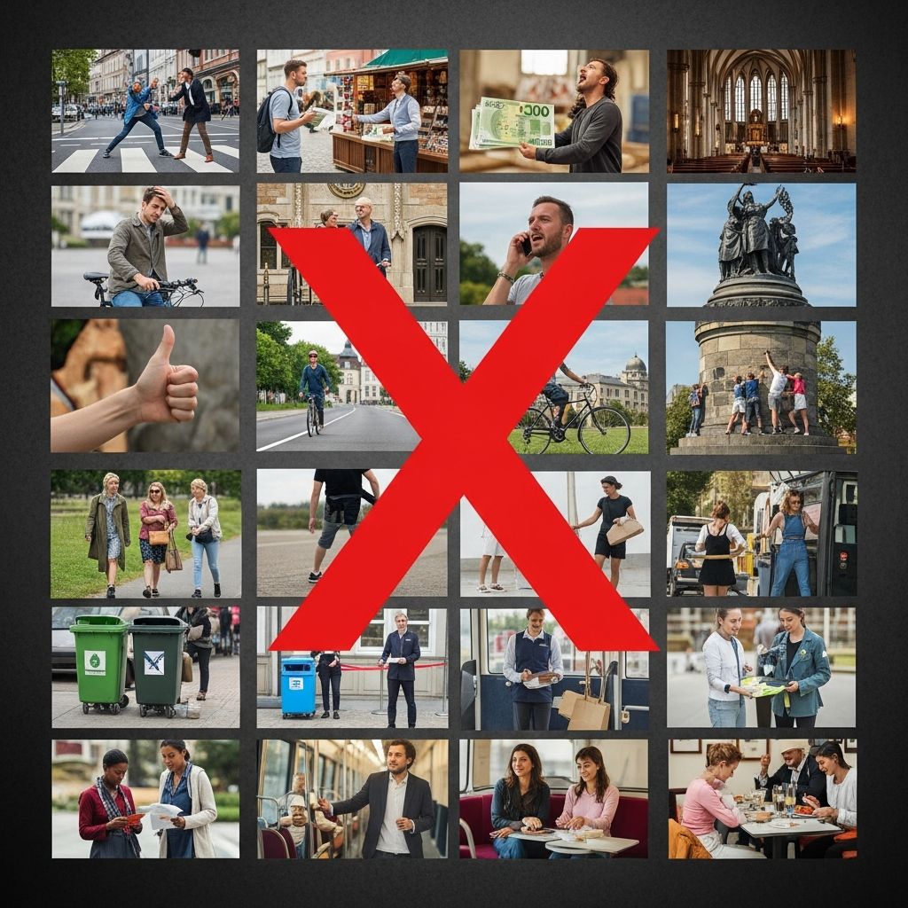 15 Things Tourists Should Never Do in Germany Avoid these common mistakes to experience Germany like a local and ensure your visit is both respectful and memorable.