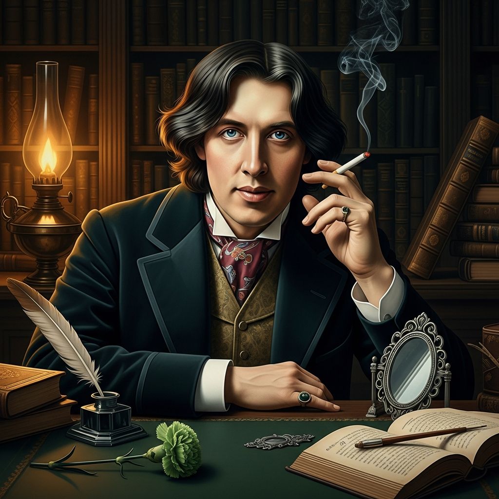 Explore the fascinating life, wit, controversies, and hidden sides of Oscar Wilde, the celebrated Irish playwright and figure of wit.