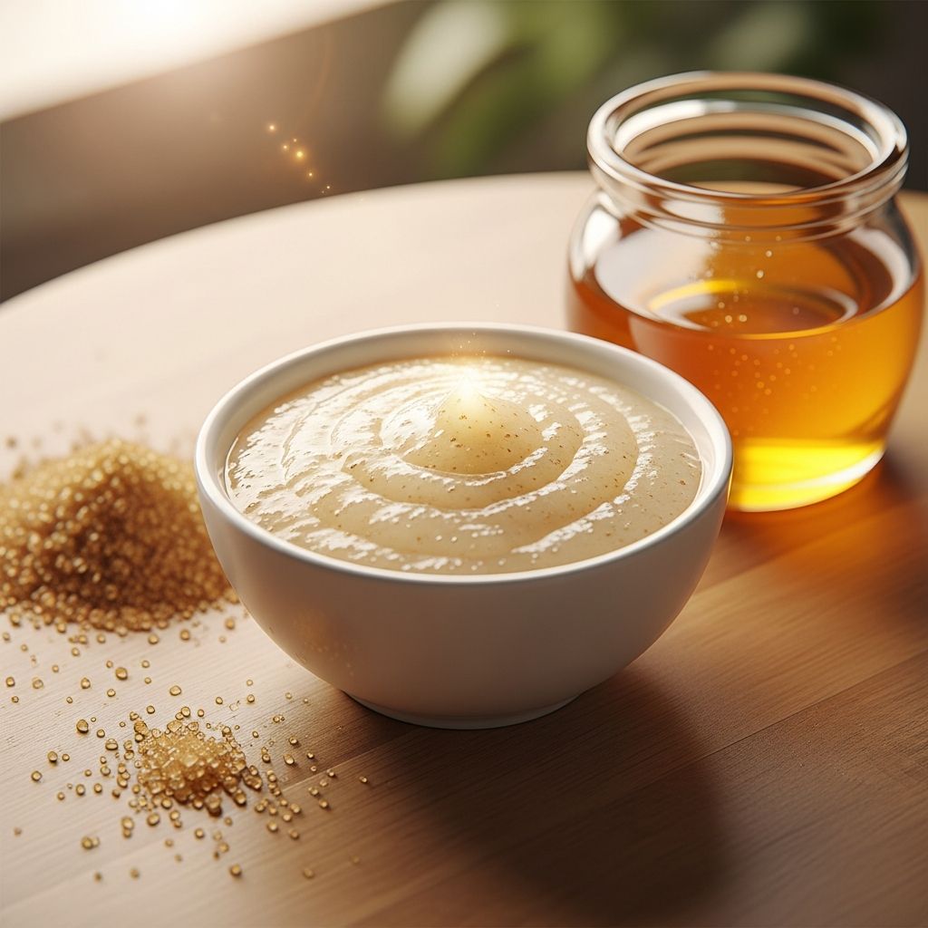 A Naturally Glowing Skin: The 2-Ingredient Face Scrub for Dry Skin Craft a simple, effective face scrub for dry skin using just two kitchen ingredients, backed by science and tradition.