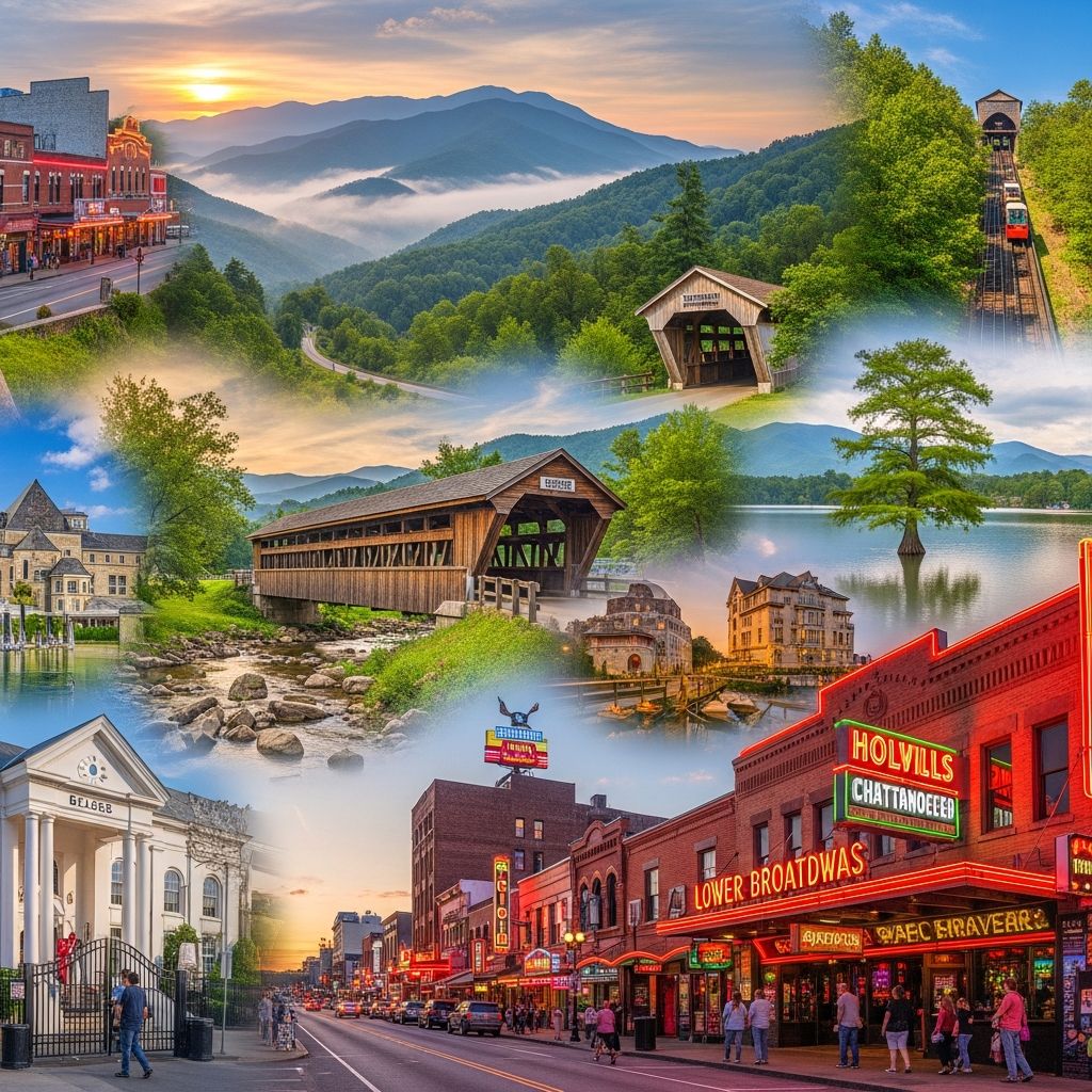 Discover Tennessee’s vibrant cities, natural wonders, and iconic landmarks with this curated list of 20 must-visit attractions across the Volunteer State.