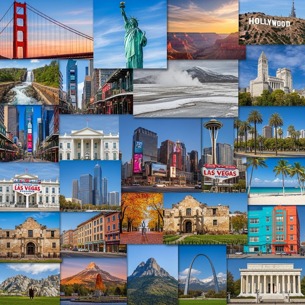 20 Must-Visit Attractions in the United States Discover America's diversity through 20 world-famous cities, natural wonders, and iconic landmarks across the USA.