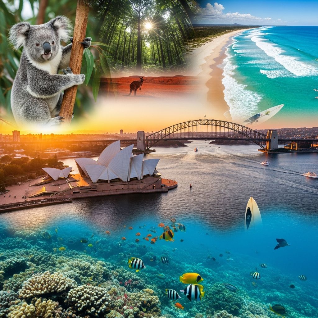 Explore Australia’s diverse wonders, from natural marvels and urban highlights to unique wildlife and cultural treasures.