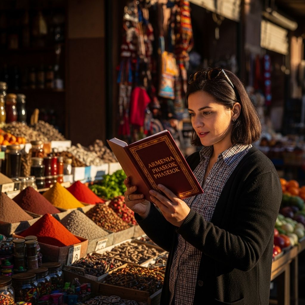 Master Armenian basics with must-know phrases and expressions for travel, greetings, shopping, dining, and cultural experiences.