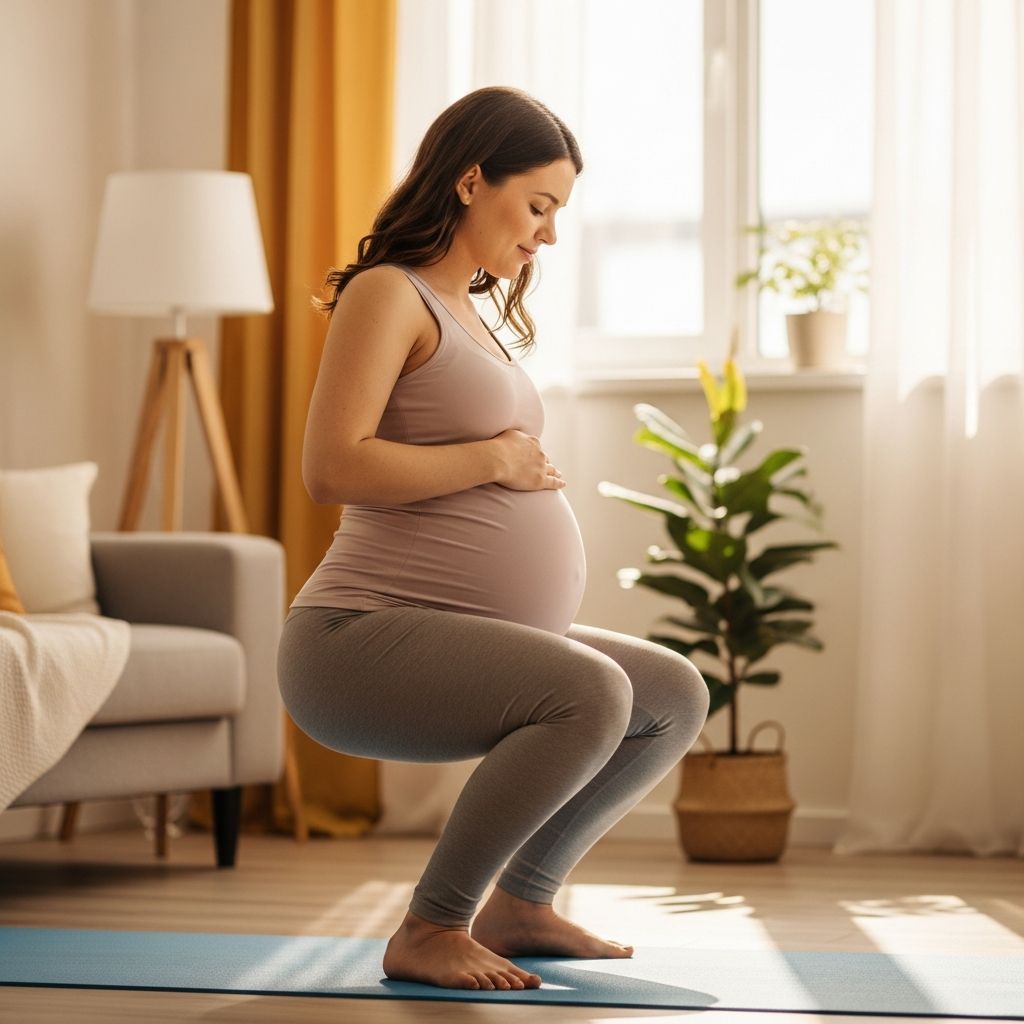 Safe and effective exercises to naturally encourage labor at home during late pregnancy.