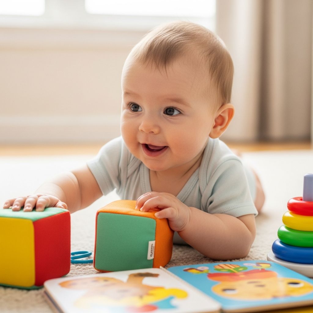 8-Month-Old Baby Milestones & Development Guide Explore all the essential milestones, growth, and developmental changes you can expect from your 8-month-old baby—including movement, sensory progress, social skills, and safety tips.
