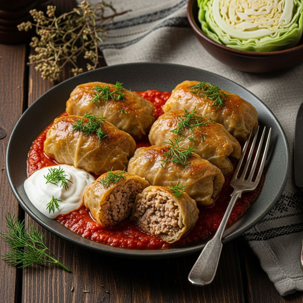 Discover the savory tradition of Polish cuisine with this detailed guide to Golabki—delicious stuffed cabbage rolls ideal for family gatherings.