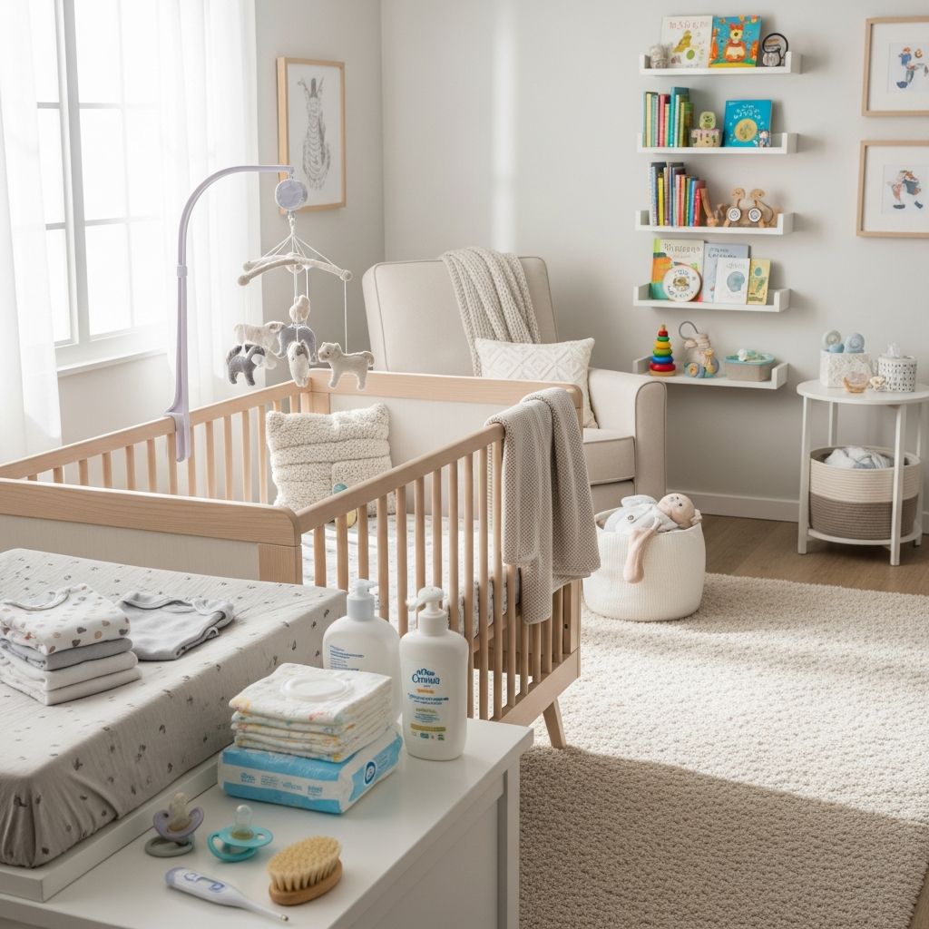Prepare for parenthood with this expert-curated checklist of newborn essentials—covering nursery, clothing, feeding, diapering, health, gear, and playtime.