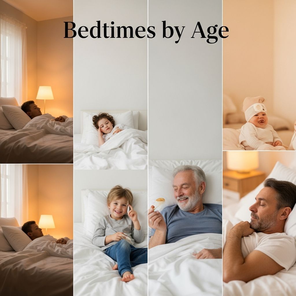 Bedtimes by Age: How Much Sleep Does Your Kid Really Need? Discover age-appropriate sleep schedules and bedtime routines to support healthy development and behavior from newborns to teens.