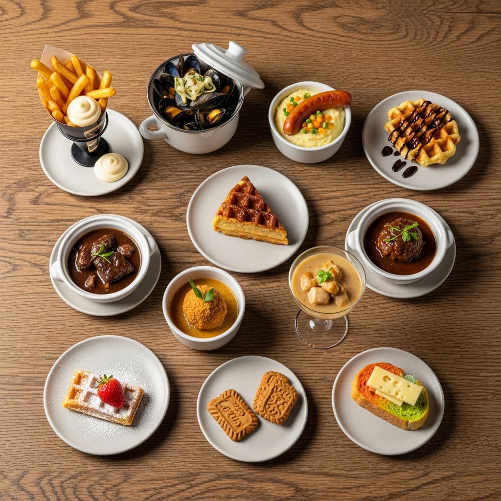 Experience Brussels’ culinary heart through 10 signature Belgian dishes and discover the best places in the city to taste them.