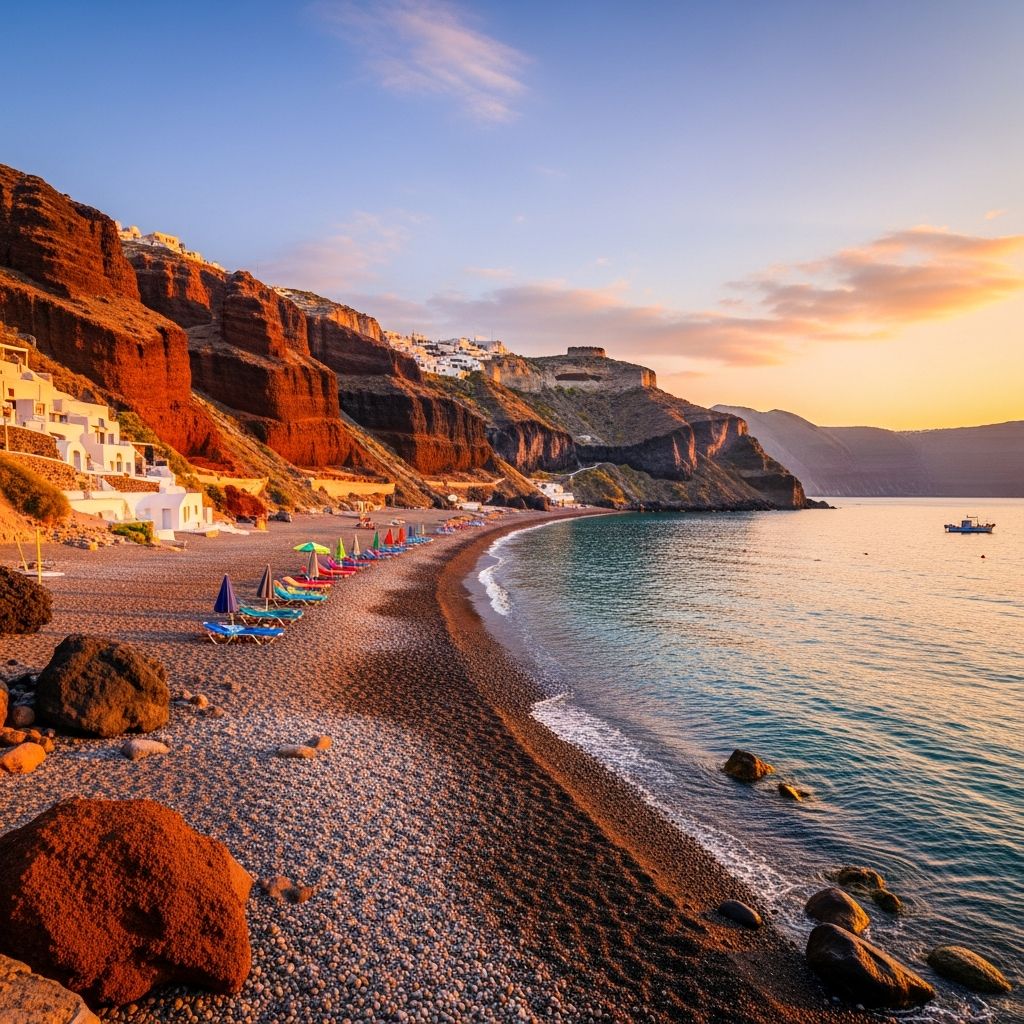 Discover Santorini’s top beaches—find your perfect spot to swim, sunbathe, party, or escape the crowds on this stunning Greek island.