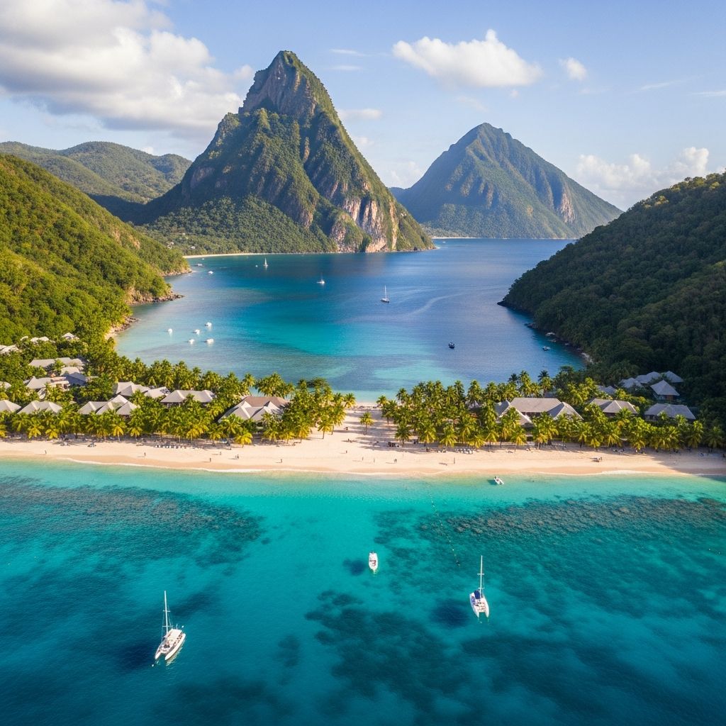 Discover St. Lucia’s finest stretches of sand, from secluded coves to lively shores, and plan your perfect day by the Caribbean Sea.