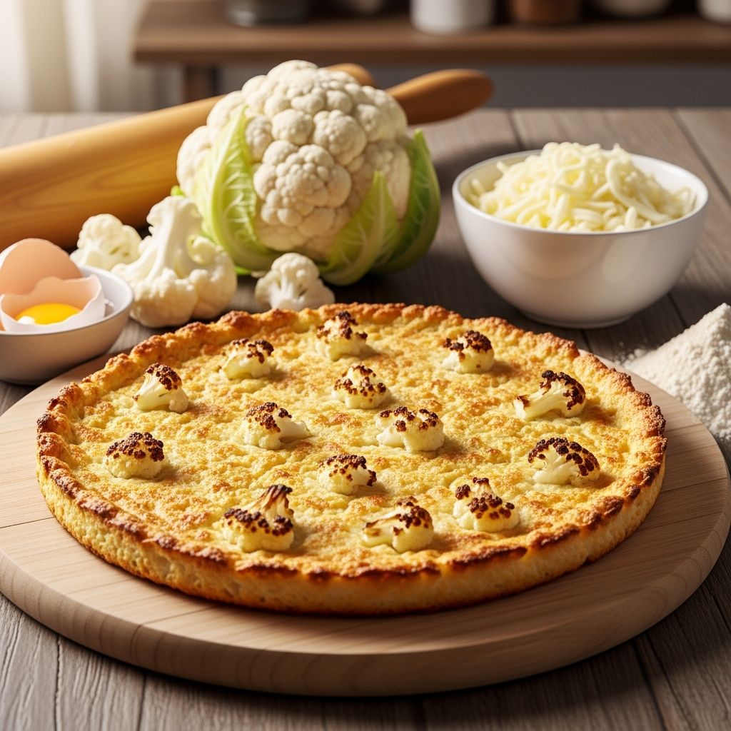 Discover a delicious, gluten-free alternative to classic pizza dough with this easy cauliflower pizza crust recipe.