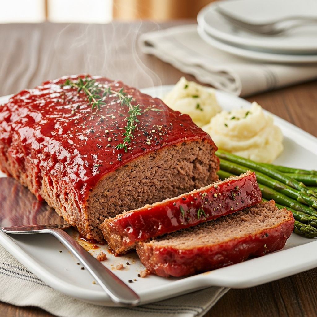 Discover the secrets to the ultimate meatloaf: moist, flavorful, and finished with a mouthwatering glaze, this classic will delight the whole family.
