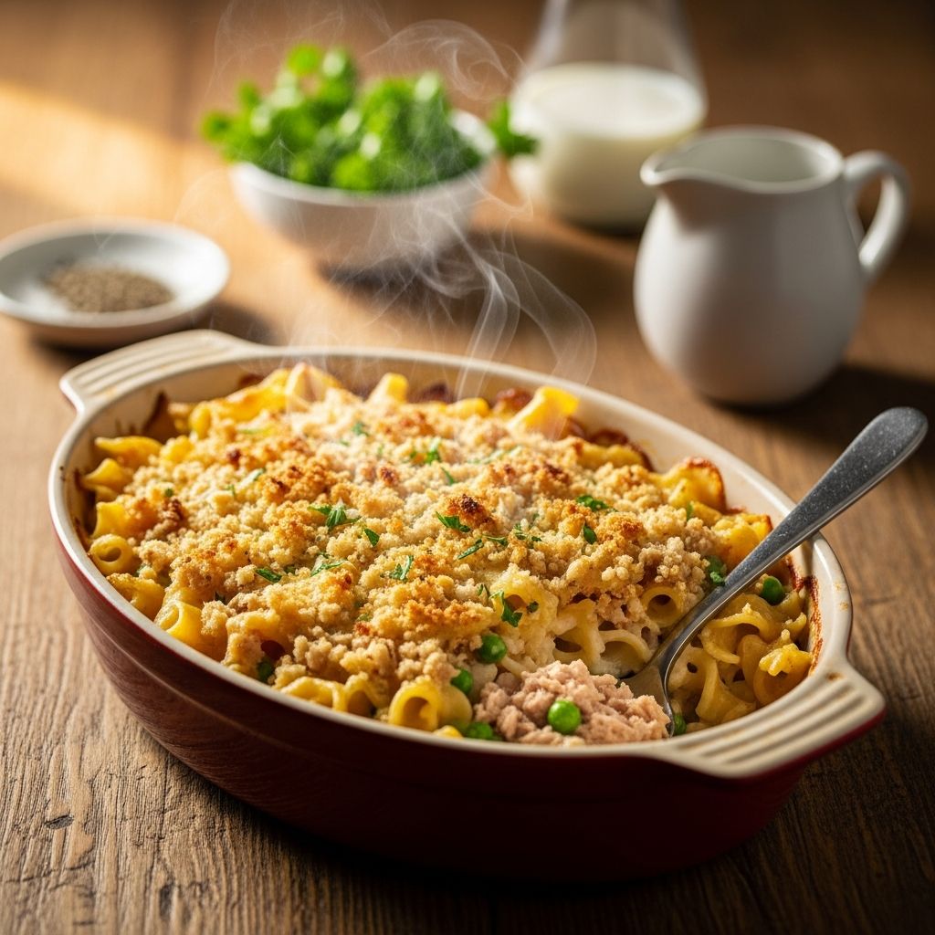 Best Ever Tuna Noodle Casserole: A Classic Comfort Dish Discover the ultimate tuna noodle casserole recipe—tender noodles, savory tuna, and a perfectly creamy, crunchy topping