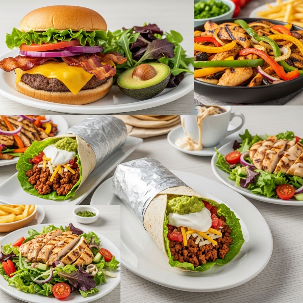 Your guide to staying on the keto diet at top fast food chains with delicious, low-carb meal ideas for every craving.