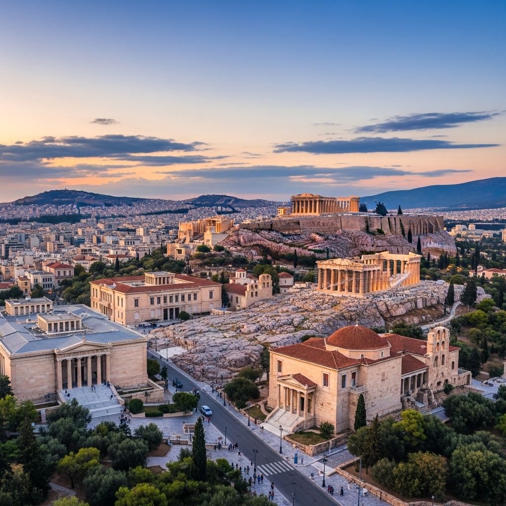 Discover the rich heritage of Athens through its world-class museums and timeless treasures.