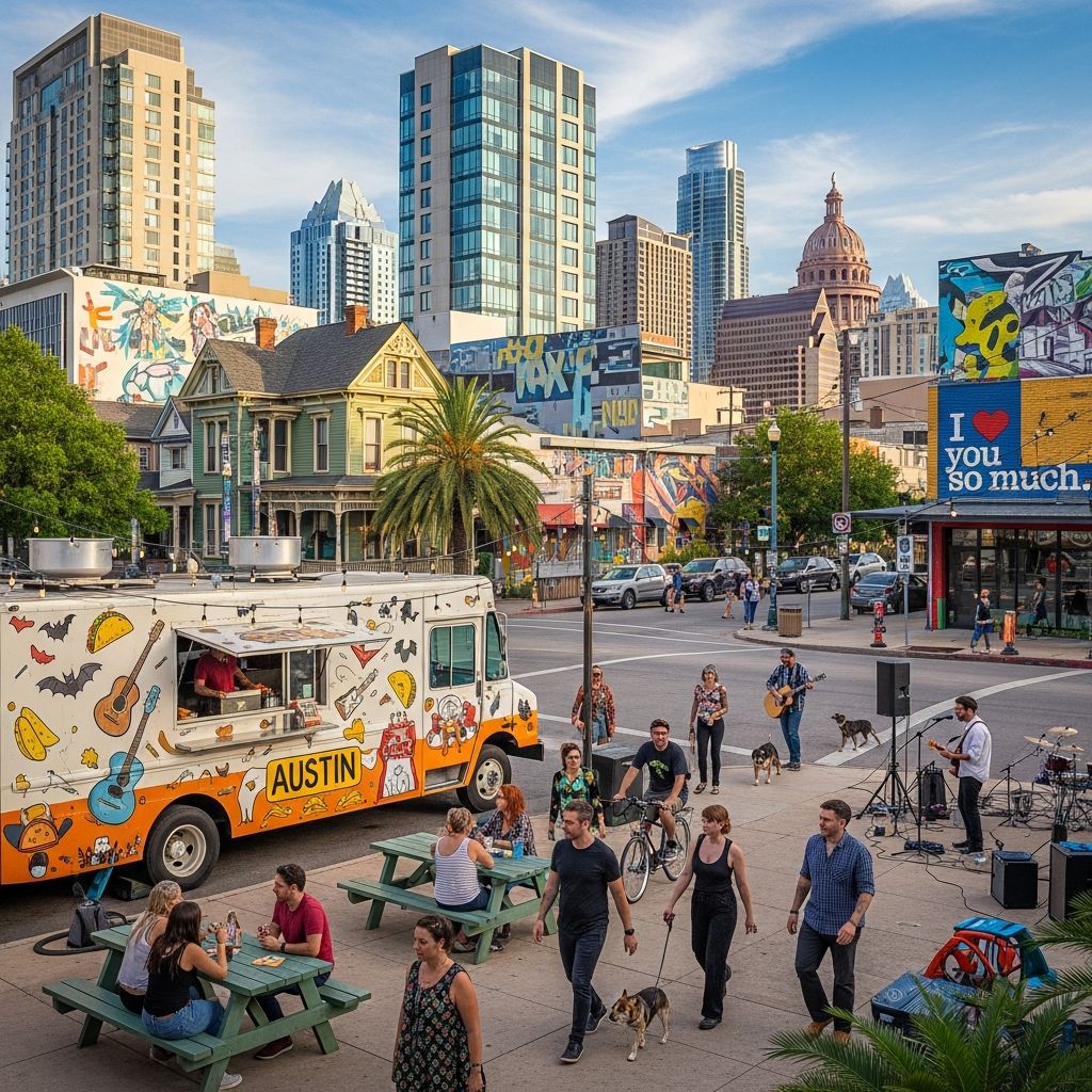 Explore Austin’s most dynamic neighborhoods, from vibrant entertainment hubs to leafy escapes and culinary hotspots.