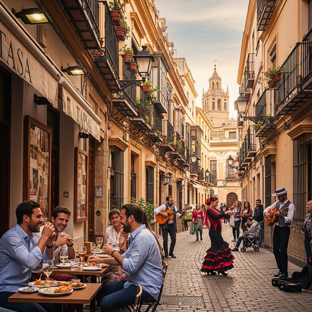 The 8 Best Neighborhoods in Seville for Culture, Tapas, and Flamenco Discover Seville's most enchanting barrios for flamenco rhythms, historic streets, lively tapas bars, and authentic Andalusian culture.